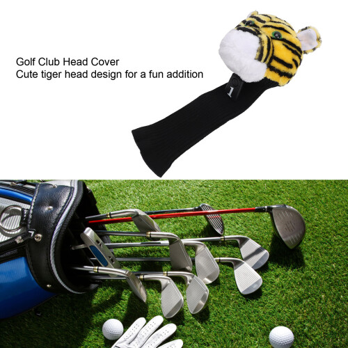 Tierkopf Golfschlägerschutz Tiger Plüsch