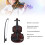 Violino giocattolo per bambini, 13,5 x 39 cm, plastica 4