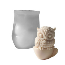 Portable Owl Silicone Candle Mold For Crafting Decorative And