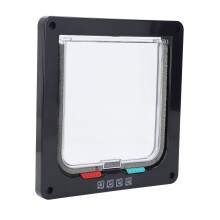 Durable Weatherproof Pet Door 25x23.5cm Easy Install for Interior/Exterior