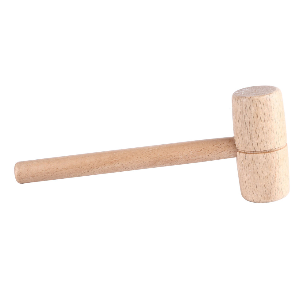 Solid Beech Wood Round Head Mallet for Woodworking DIY Projects-image-OPC-PKDZV2Y-NEW