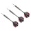 3PCS Metal Tip Darts Set for Dartboard Iron 6