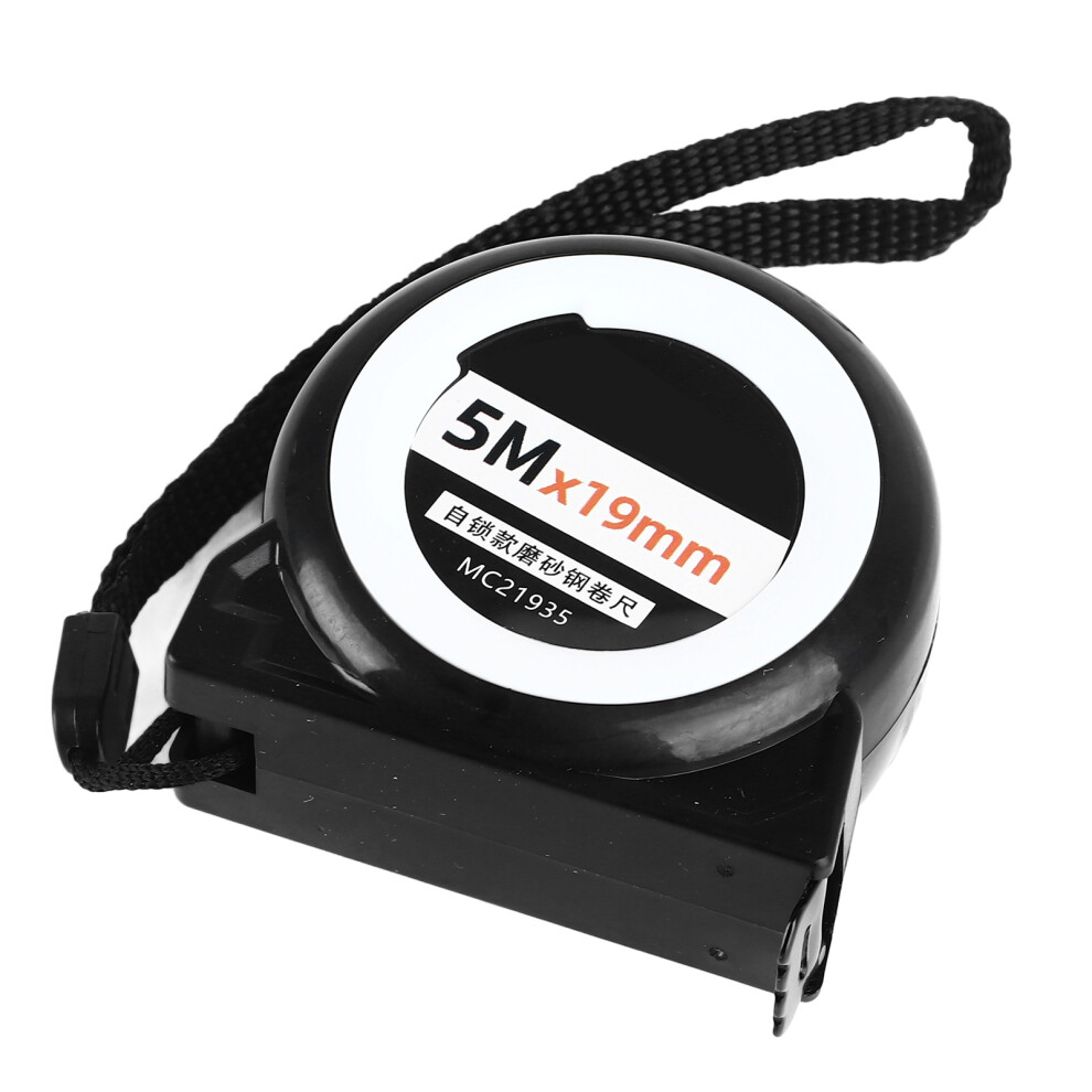 High Accuracy 5M Steel Tape Measure Retractable Locking 19Mm Matte 7611348800523