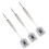 Metal Tip Darts Set Iron Aluminum Lightweight 9