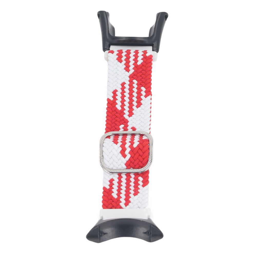 Quick Release Nylon Watch Band For Ambit 2, 2S, 2R, 3 Sport, Red & White White,Red 7901348801379