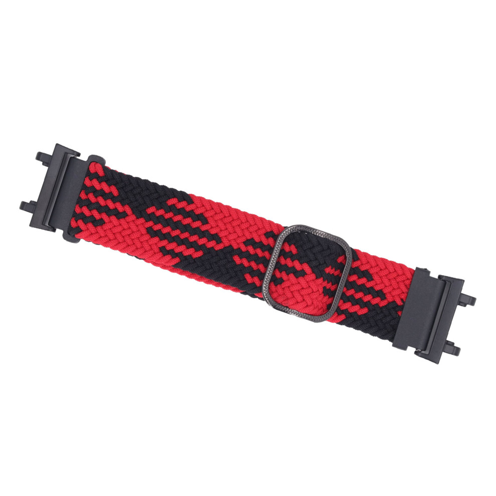 Elastic Nylon Watch Band For Active Edge A2212, Red & Black Black,Red 6911348801430