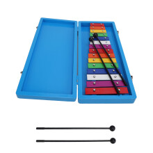 15 Notes Kids Xylophone Toy Aluminum Alloy Colorful for Ages 3+