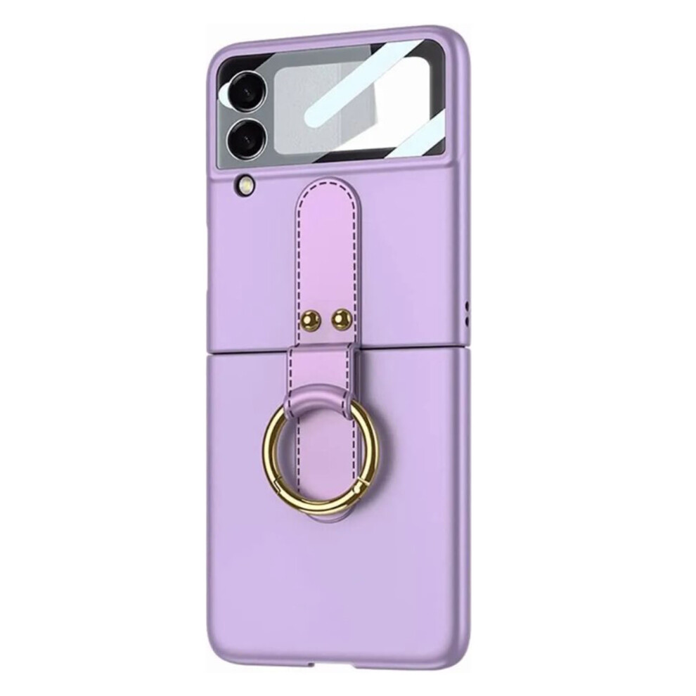 Phone Case For Samsung Galaxy Z Flip 3 Built In Purple 8320539067568
