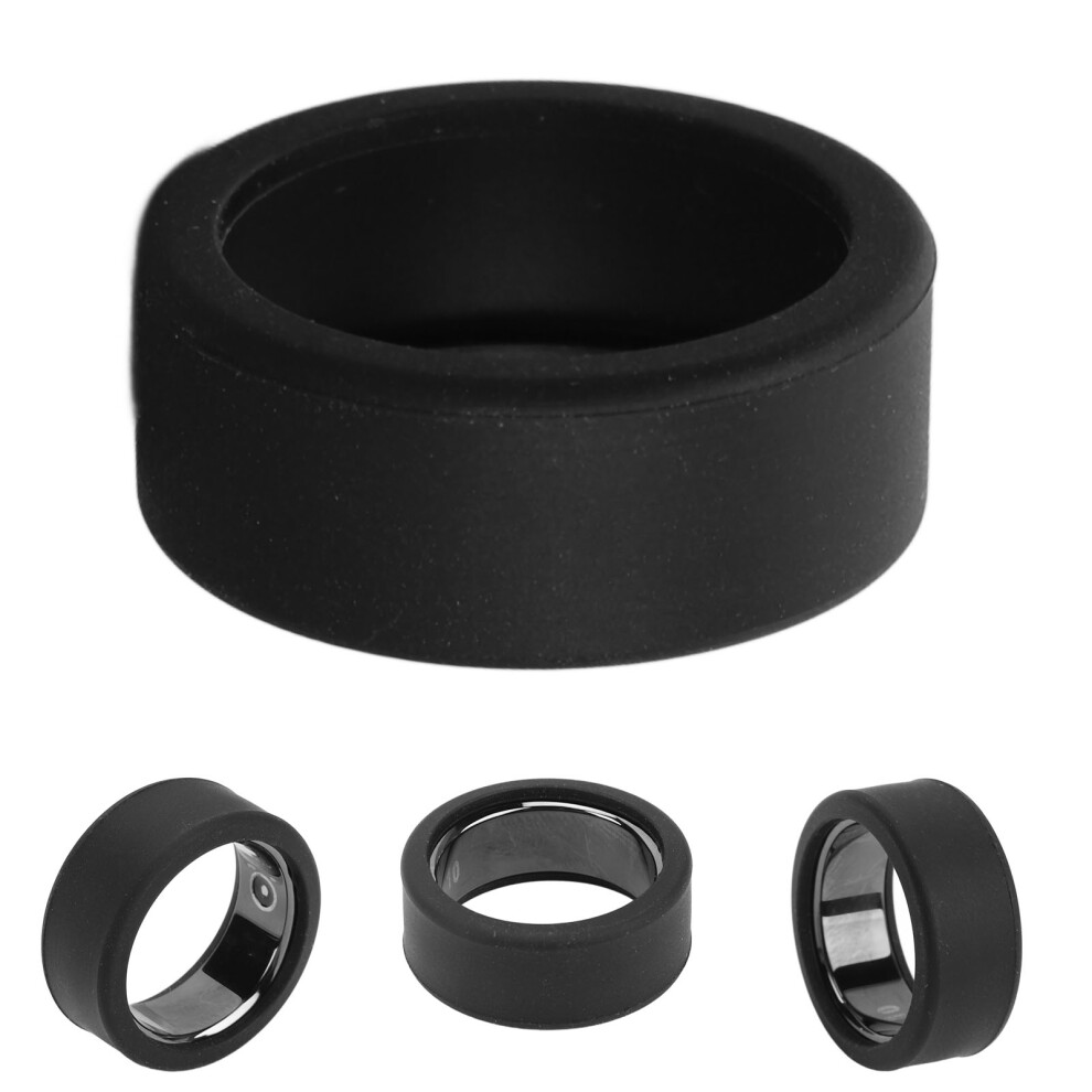 Multipurpose Silicone Ring Guard For Smart Rings Size 11-13 Protective Black 7891348802912