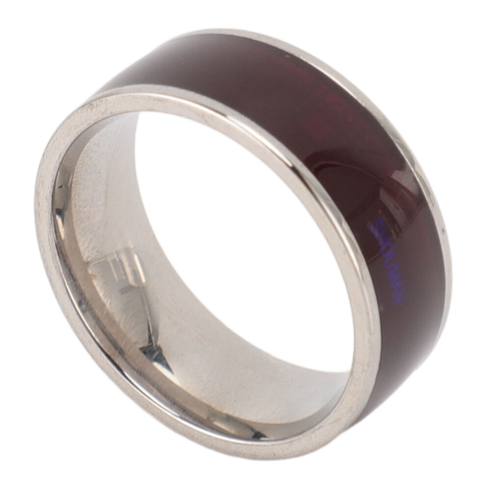Silver Lightweight Nfc Ring: Unlock Devices Secure Files | Sz 11