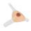 Side Silicone Bust Form S Cup, Brown, Adjustable Single Strap 10