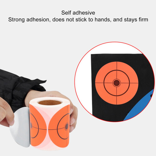Red Shooting Targets 200 Pack Sticker Design for Training & Practice 2