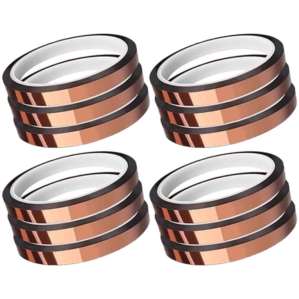 12 Rolls High Temp Tape Heat Resistant Sublimation Tape Heat 7627000048080