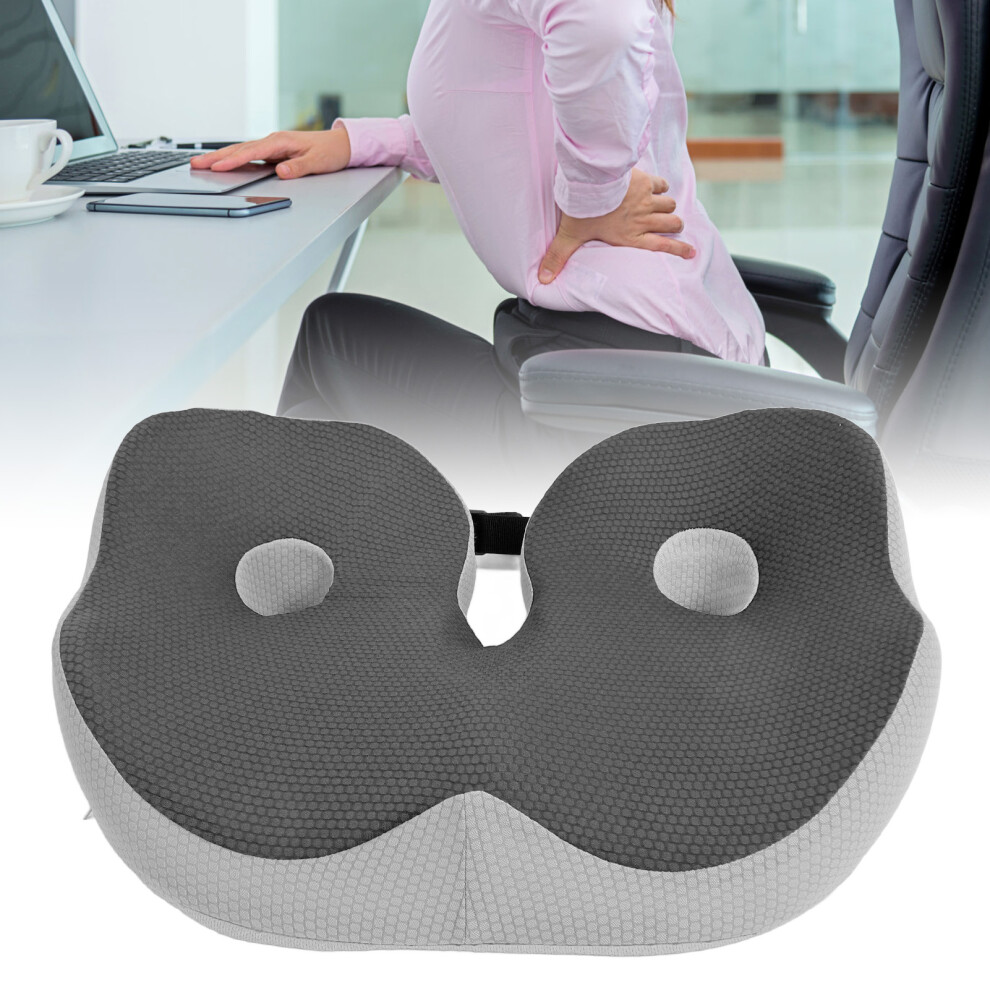 Dark Gray Memory Foam Anti Slip Seat Cushion for Office & Car-image-OPC-PKDZYBF-NEW