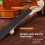 Κιτ βιολιού 4/4 Size Maple Violin Neck Ebony Fingerboard Kit βιολιού DIY 5