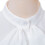 Women Victorian Chiffon Ruffled Front Half Shirt False Collar 5