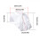 Women Victorian Chiffon Ruffled Front Half Shirt False Collar 3