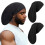 Long Tail Hair Wrap Caps for Men Soft Polyester Head Wrap Quick 2