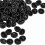 800 stk. engangs latex fingerbeskyttelseshandsker sorte fingre 1