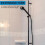 Black Shower Extend Pipe 30cm Length Shower Mixer Pipe Brass Bath 4