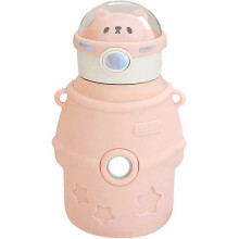 Kids Thermos - Kawaii Water Bottle Stainless Steel Thermos Cups, Cute Water Bottle with Straw