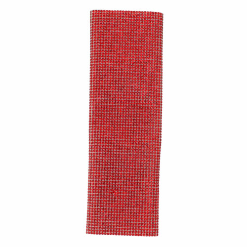 Microphone Sleeve Red Shining Rhinestone Plastic