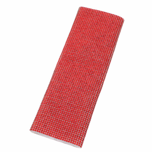 Microphone Sleeve Red Shining Rhinestone Plastic 1