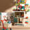 Set da cucina per bambini - Kit carrello giocattolo in plastica 8