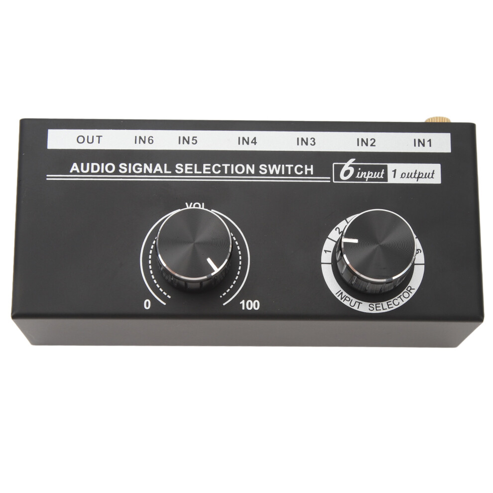Qh 06 6 Input 1 Output Audio Switcher 6 In 1 Out 8320539070117