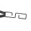 Rain Chain Hardware Black Gutter Clip for V Shaped Drain Pipe Hook Outdoor Use 9