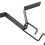 Rain Chain Hardware Black Gutter Clip for V Shaped Drain Pipe Hook Outdoor Use 7