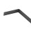 Rain Chain Hardware Black Gutter Clip for V Shaped Drain Pipe Hook Outdoor Use 11