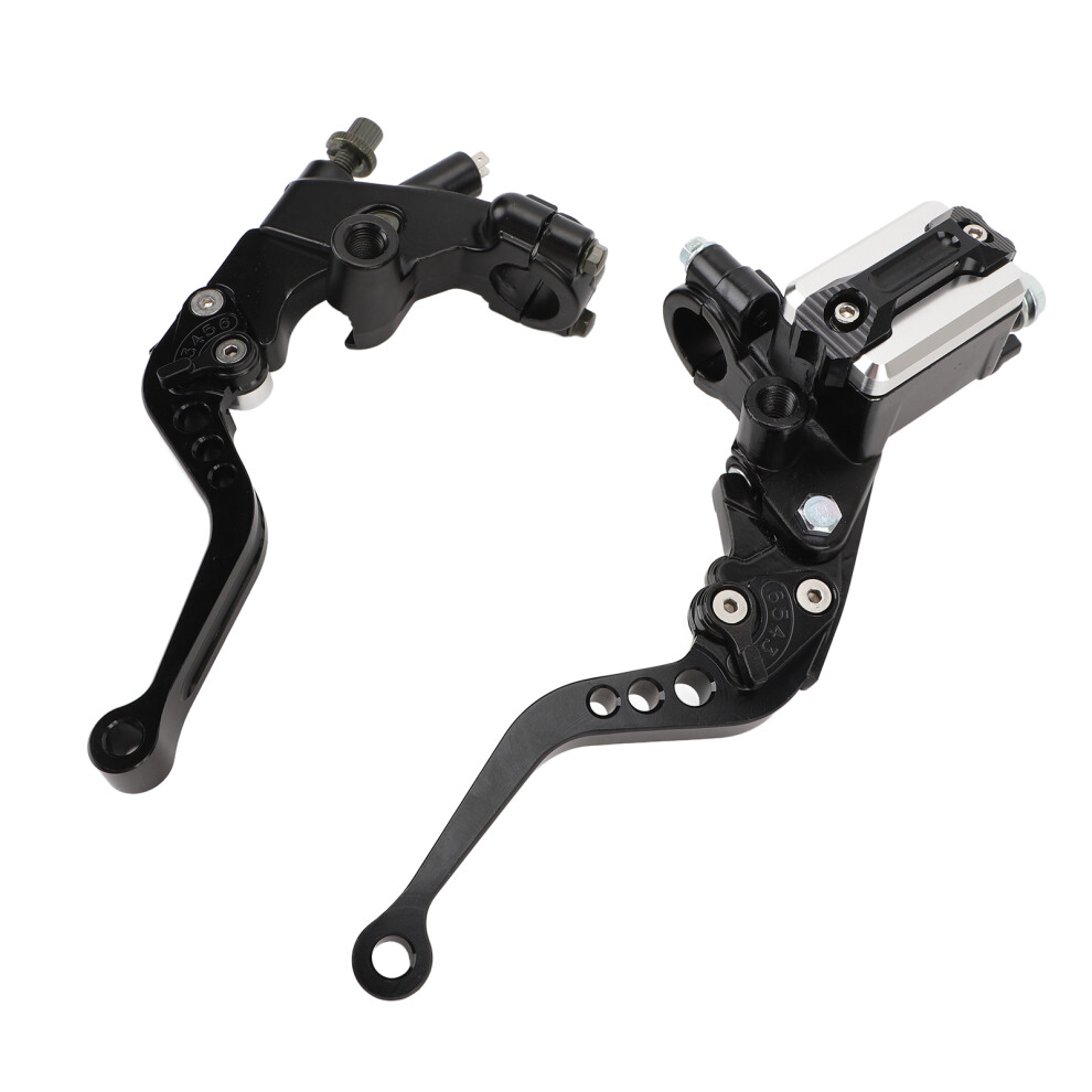 Universal 22Mm Motorcycle Handlebar Clutch Brake Lever For 300Cc+ Bikes Black 7891348808716