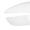 Mazda CX-3  Side Mirror Cover Cap Replacement Unpainted White Right 9