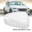 Mazda CX-3  Side Mirror Cover Cap Replacement Unpainted White Right 6