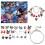 (Style A)Mickey Mouse Navidad Adviento Calendarios Dije Pulsera Set 24 Días Regalo Sorpresa 1