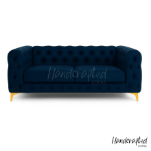 (Green, 5 Seater Corner Sofa) Monaco Plush Velvet Sofa Chesterfield Style 2 Seater, 3 Seater, 3+2 Set & Footstool Deep Button Tufted Back