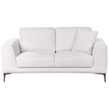 2 Seater REINEN Fabric White
