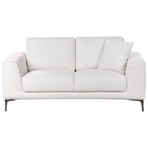 Beliani 2 Seater REINEN Fabric White