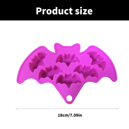 Silicone Cake and Ice Mold Safe Baking Supplies Bat Shape 2