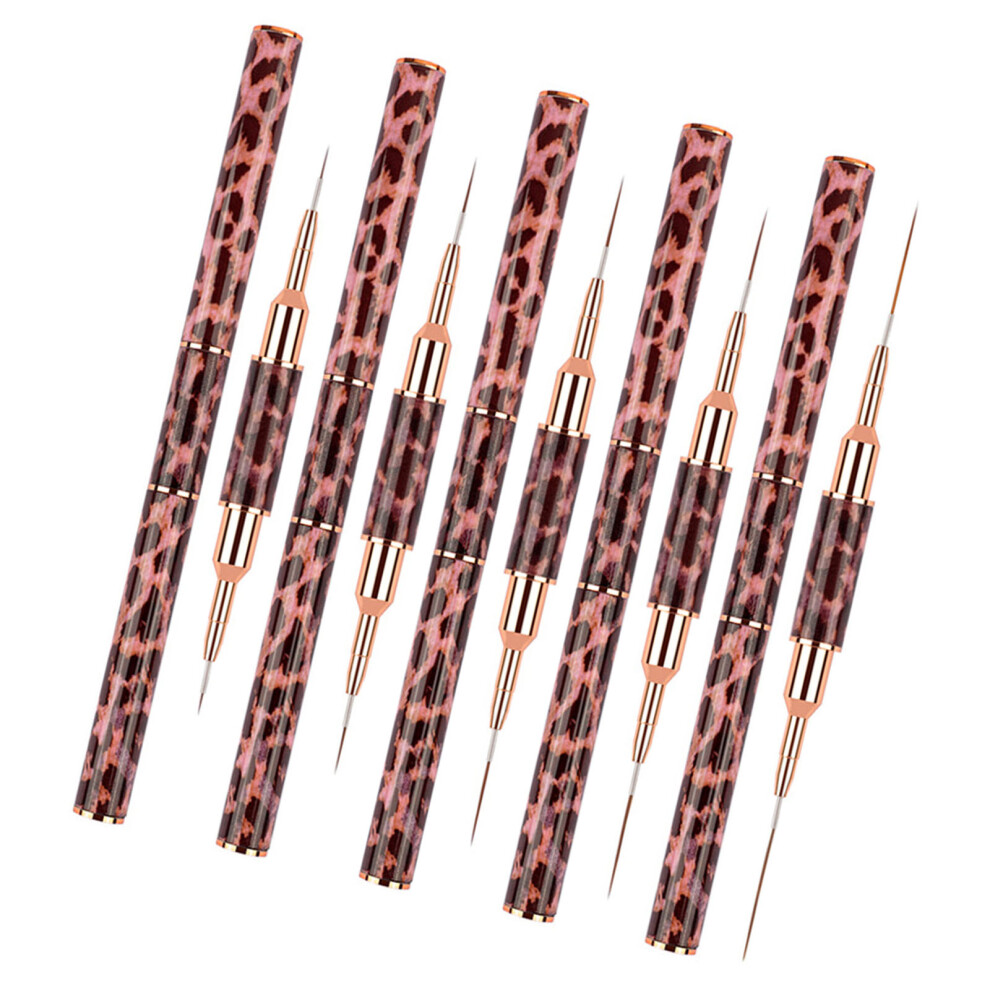 5Pcs Nail Art Brushes,Super Fine Thin Liner Nail Brush Set for