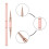 5 Pcs Nails Art Brushes Set with Double-Ended Nails Art Liner 4