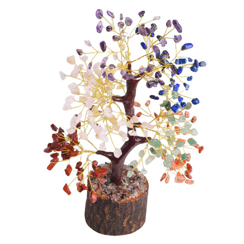 Colorful Crystal Tree Decoration Symbolizing Prosperities for