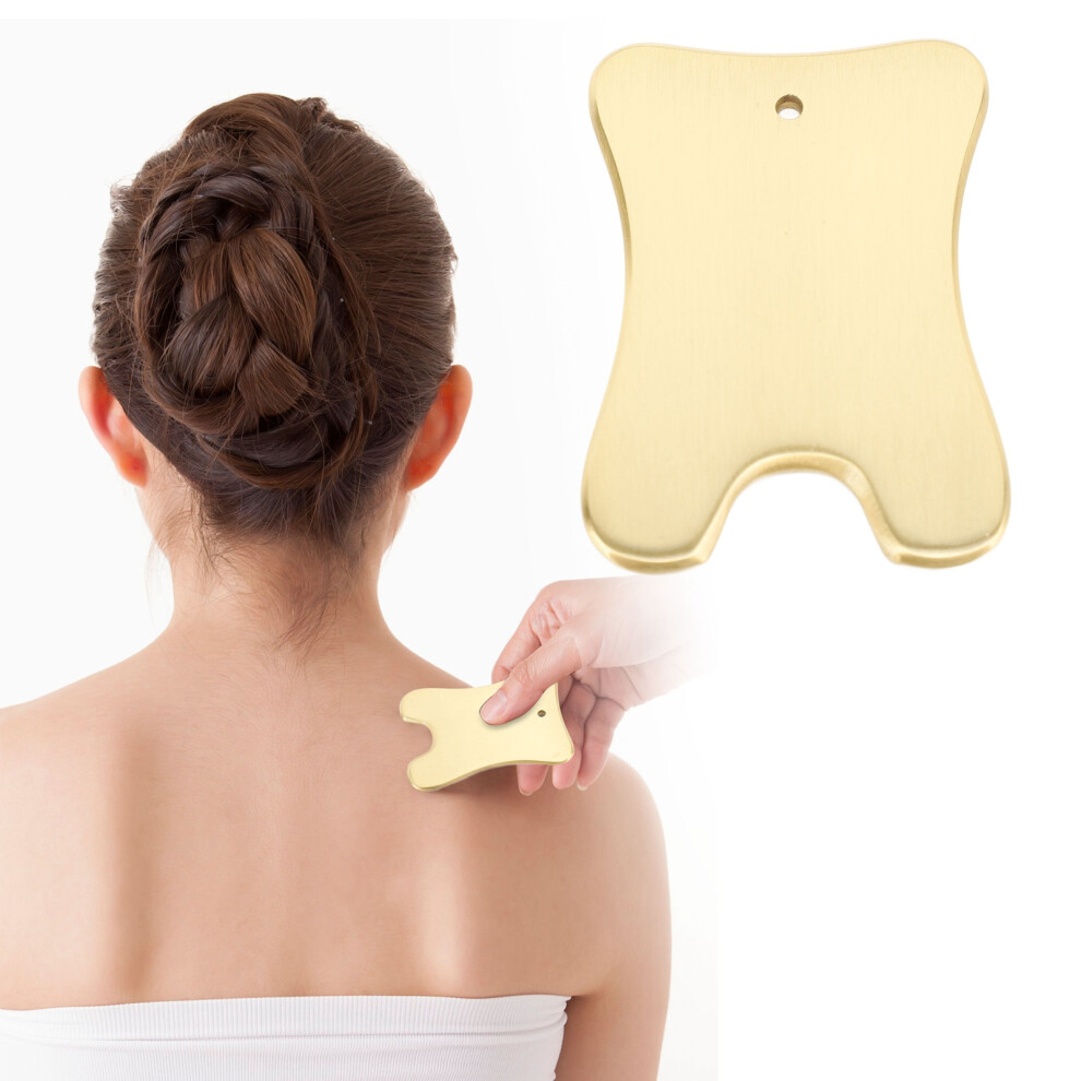 Copper Gua Sha Coin Shape Tool: Portable Durable Pure Copper Design