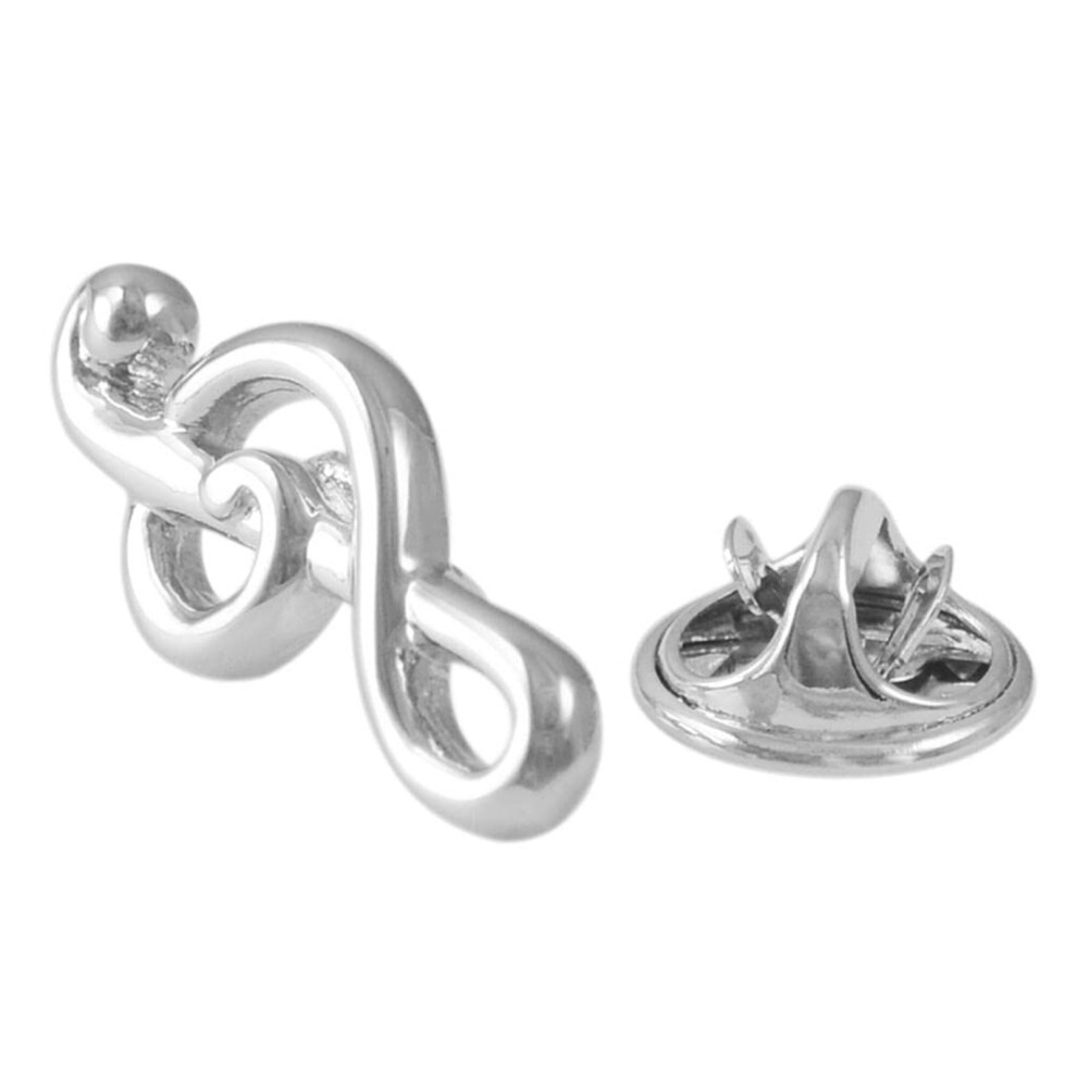 Fashionable 3D Music Note Pin Brooch Adornment for Parties