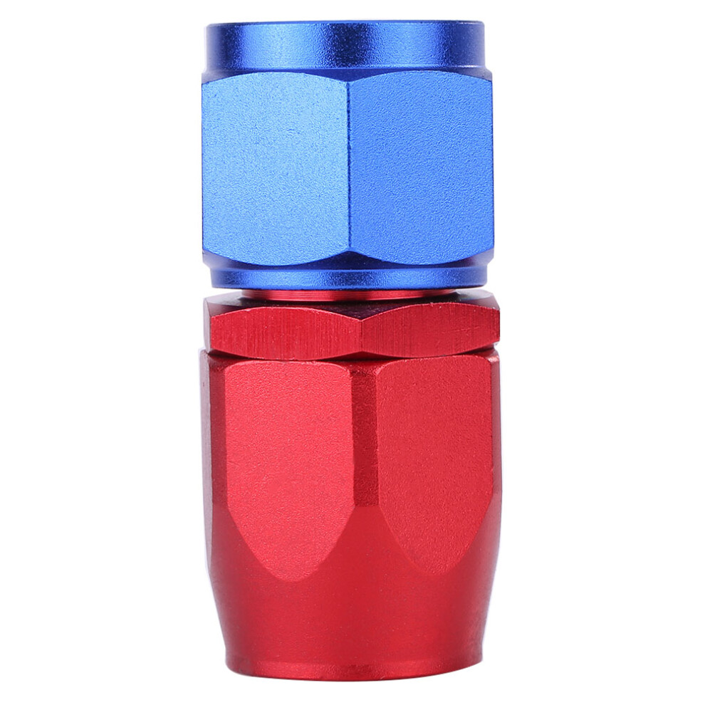 An10 Fuel Line Hose End Swivel Fitting Oil Cooler Blue/Red 8320539072302