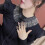 Detachable False Collar Sparkly Dots Organza Mesh Ruffled Shawl 3