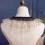 Detachable False Collar Sparkly Dots Organza Mesh Ruffled Shawl 5