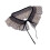 Detachable False Collar Sparkly Dots Organza Mesh Ruffled Shawl 1