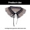 Detachable False Collar Sparkly Dots Organza Mesh Ruffled Shawl 4